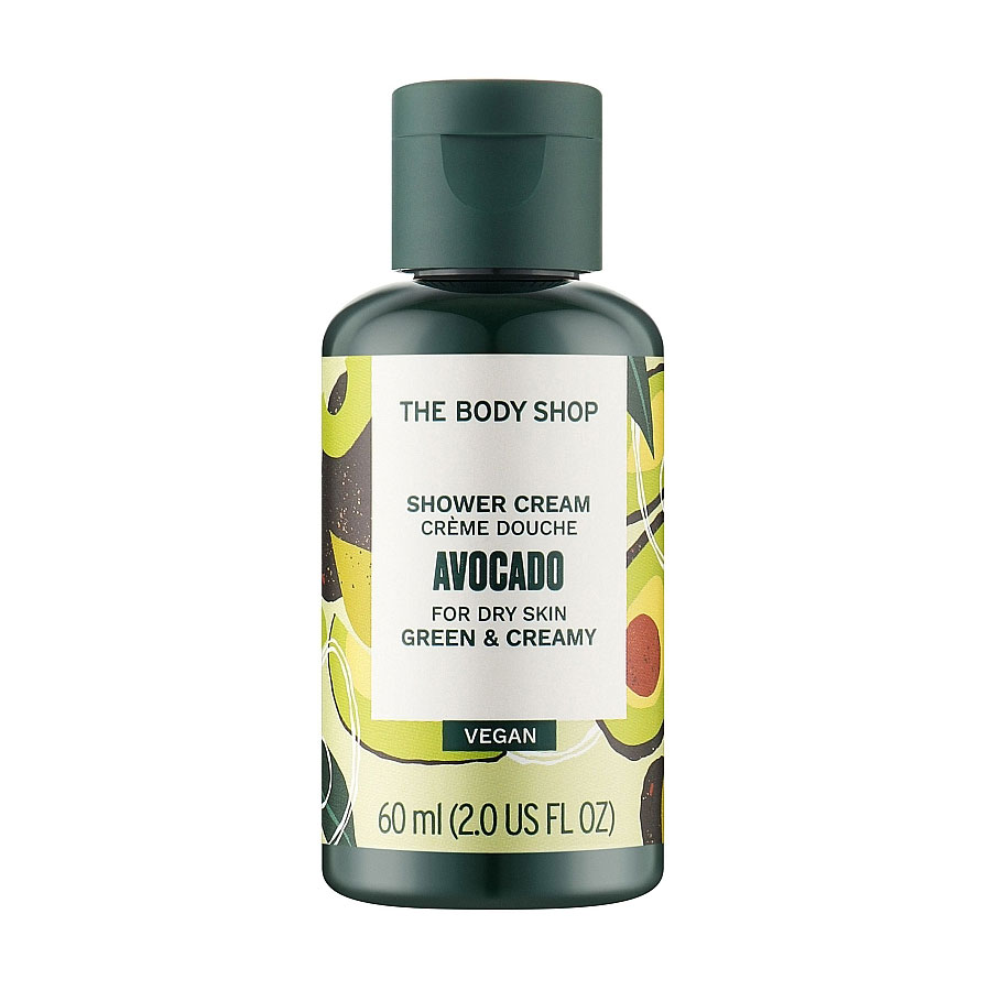 Крем-гель для душу The Body Shop Avocado Shower Cream Авокадо, 60 мл