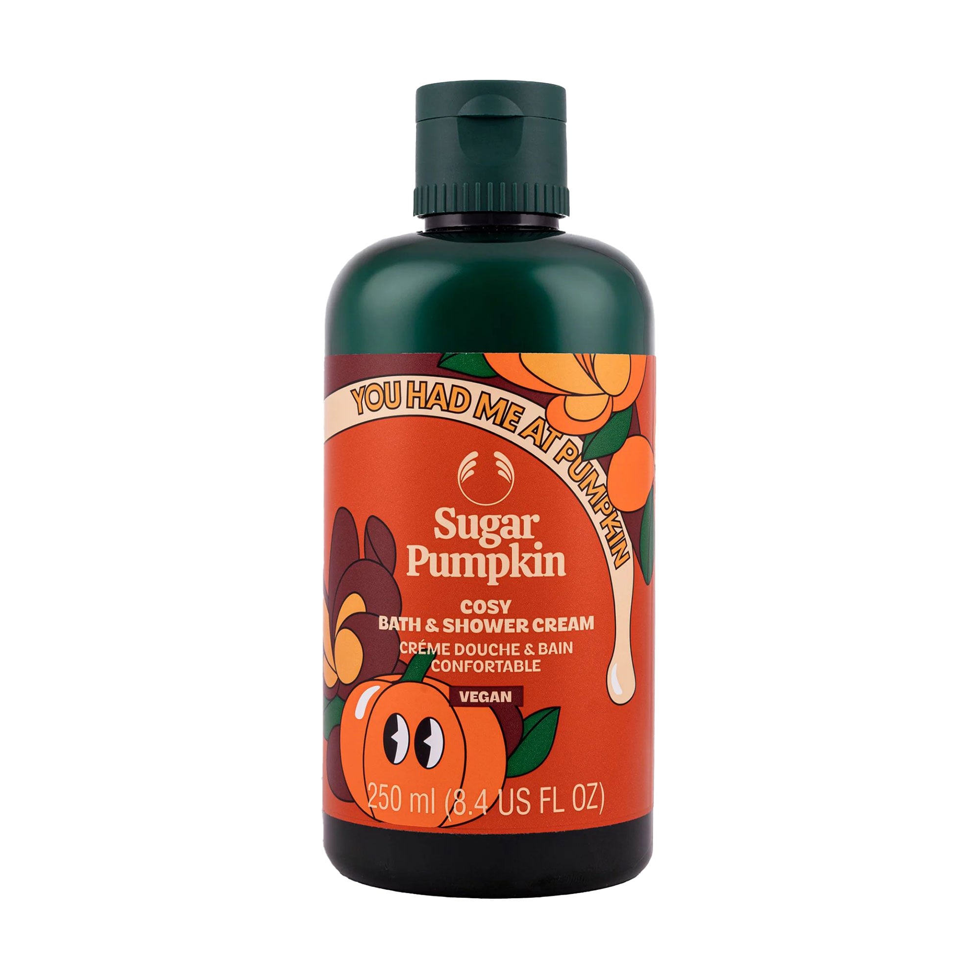 Крем-гель для душу The Body Shop Cosy Bath &amp; Shower Cream Солодкий гарбуз, 250 мл